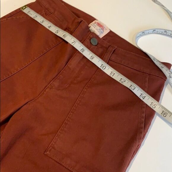 Sanctuary Fast Track Zip Chino in Rust Size 27 - Picture 9 of 11
